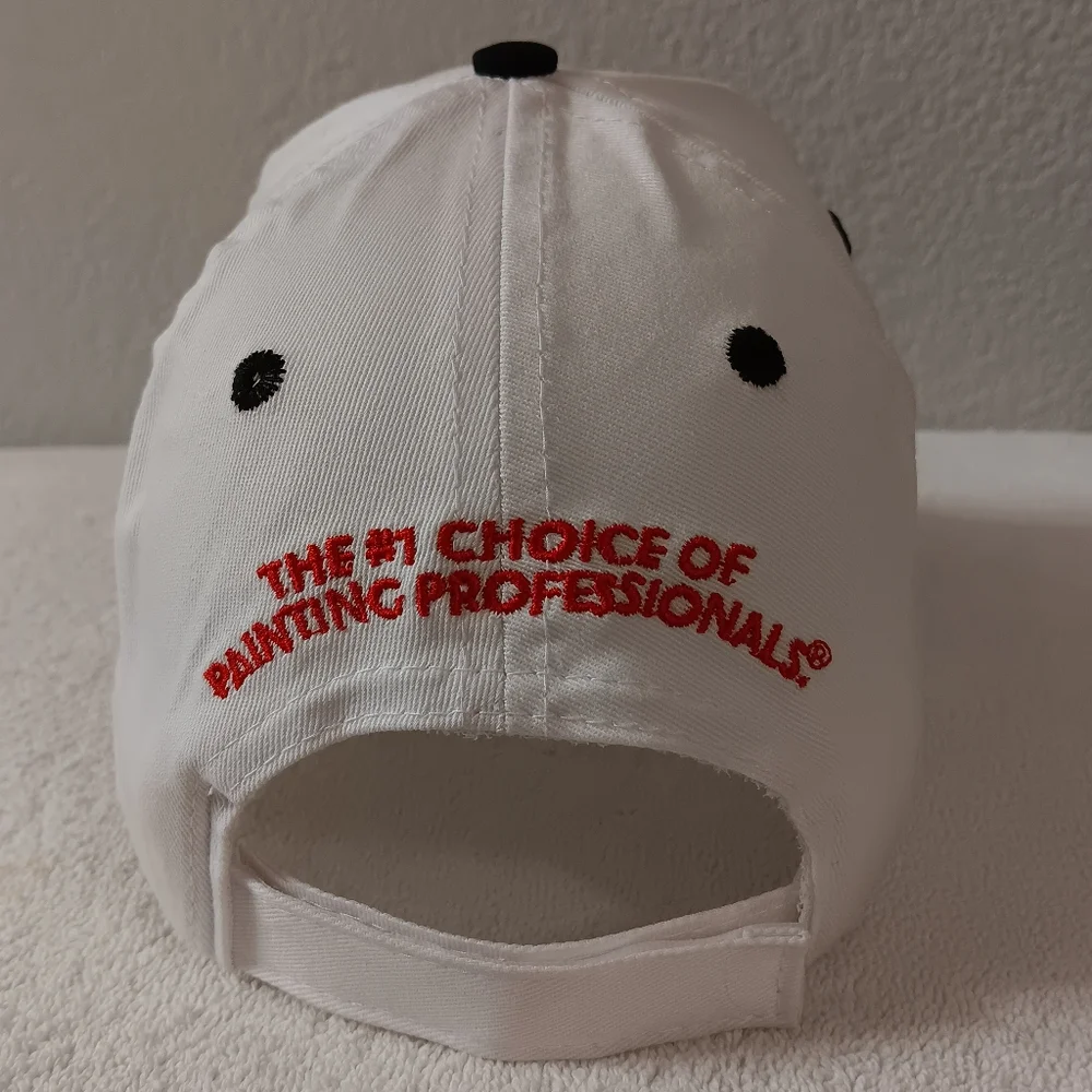 D-E Black and White Party Cap